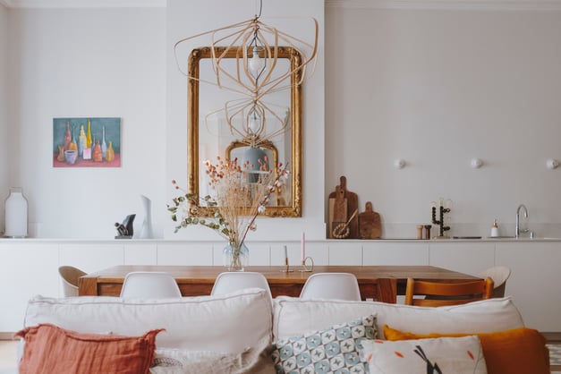 cuisine-ouverte-blanc-mat-style-scandinave-perene cuisine-ouverte-blanc-mat-style-scandinave-perene
