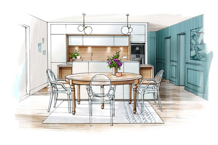 croquis-cuisine-esprit-scandinave-agencement-perene croquis-cuisine-esprit-scandinave-agencement-perene