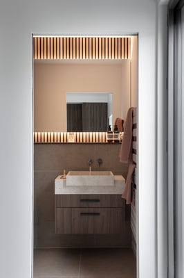 Salle de bain luxe et nature