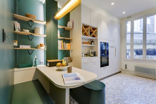 Cuisine verte blanche perene