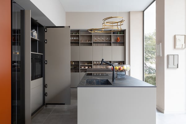 Cuisine avec celier studio perene