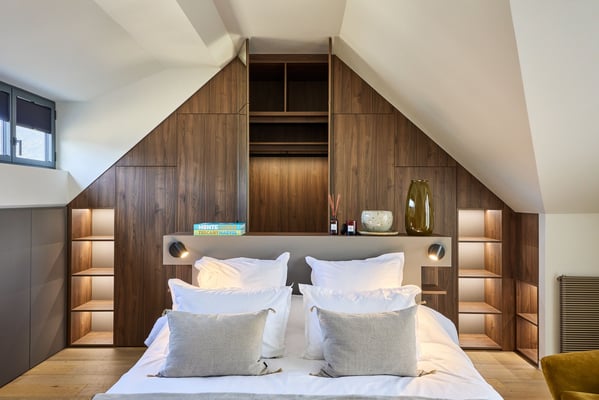 Chambre parentale avec dressing en fond Chambre parentale avec dressing en fond