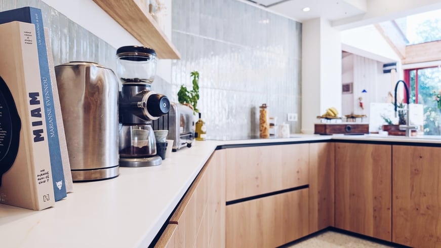 cuisine haut de gamme avec espace electro-menager