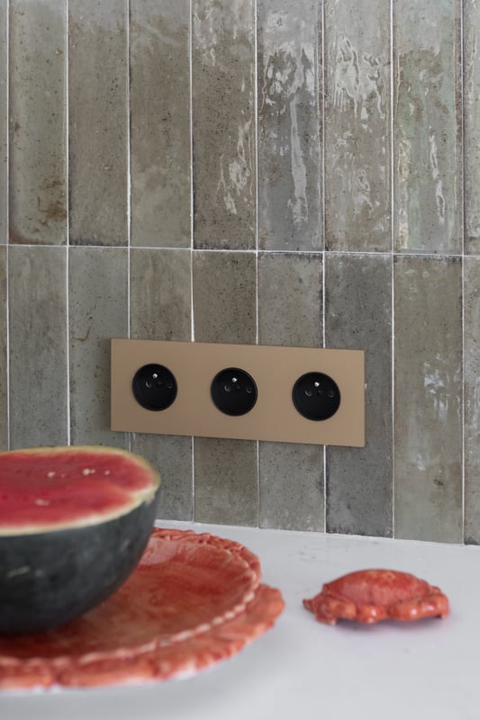 Crédence en gré cerame effet zellige (Marazzi).