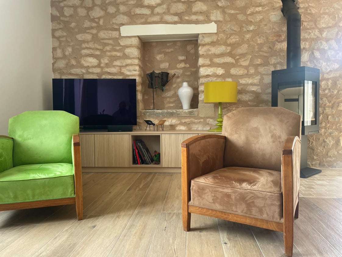 vue meuble tv