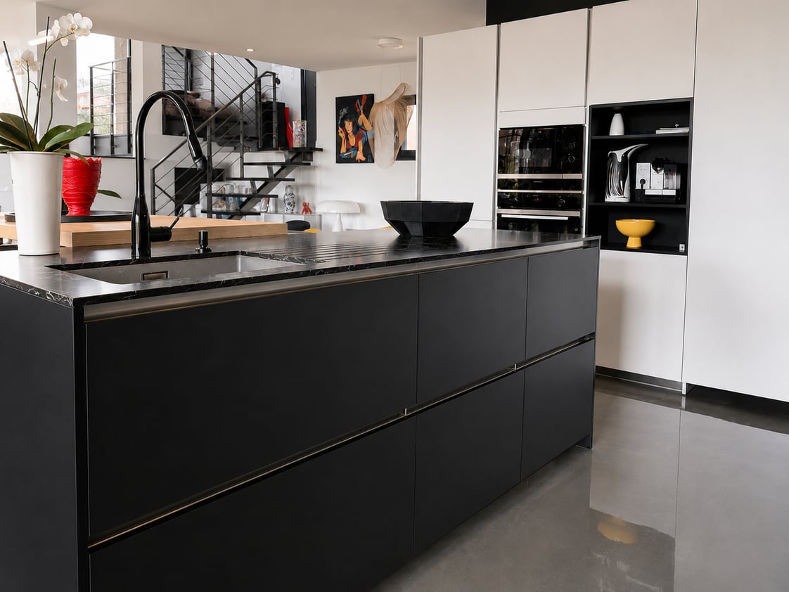 cuisine noire et blanche Perene Clermont Ferrand