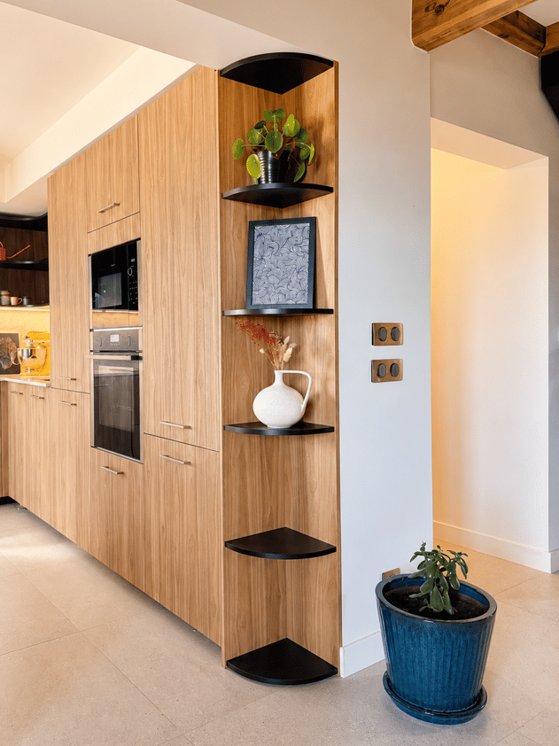 Zoom sur les niches arrondies