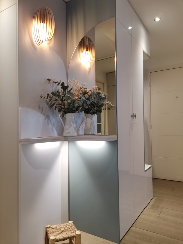 vue coté miroir