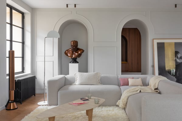 Salon design contemporain