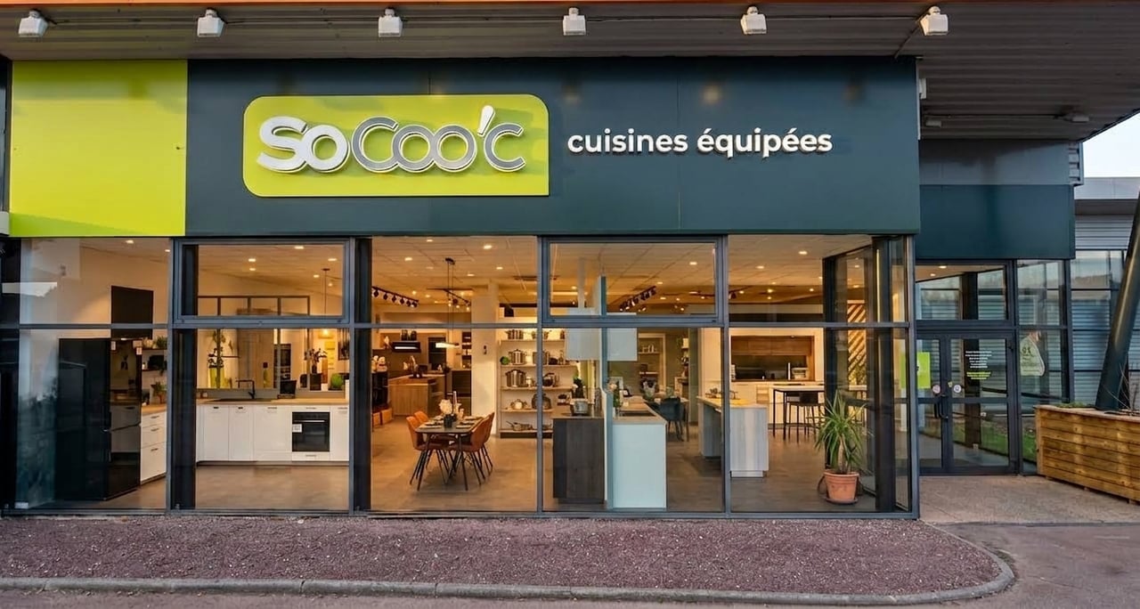 Façade SoCoo'c Saint Nazaire cuisines équipées