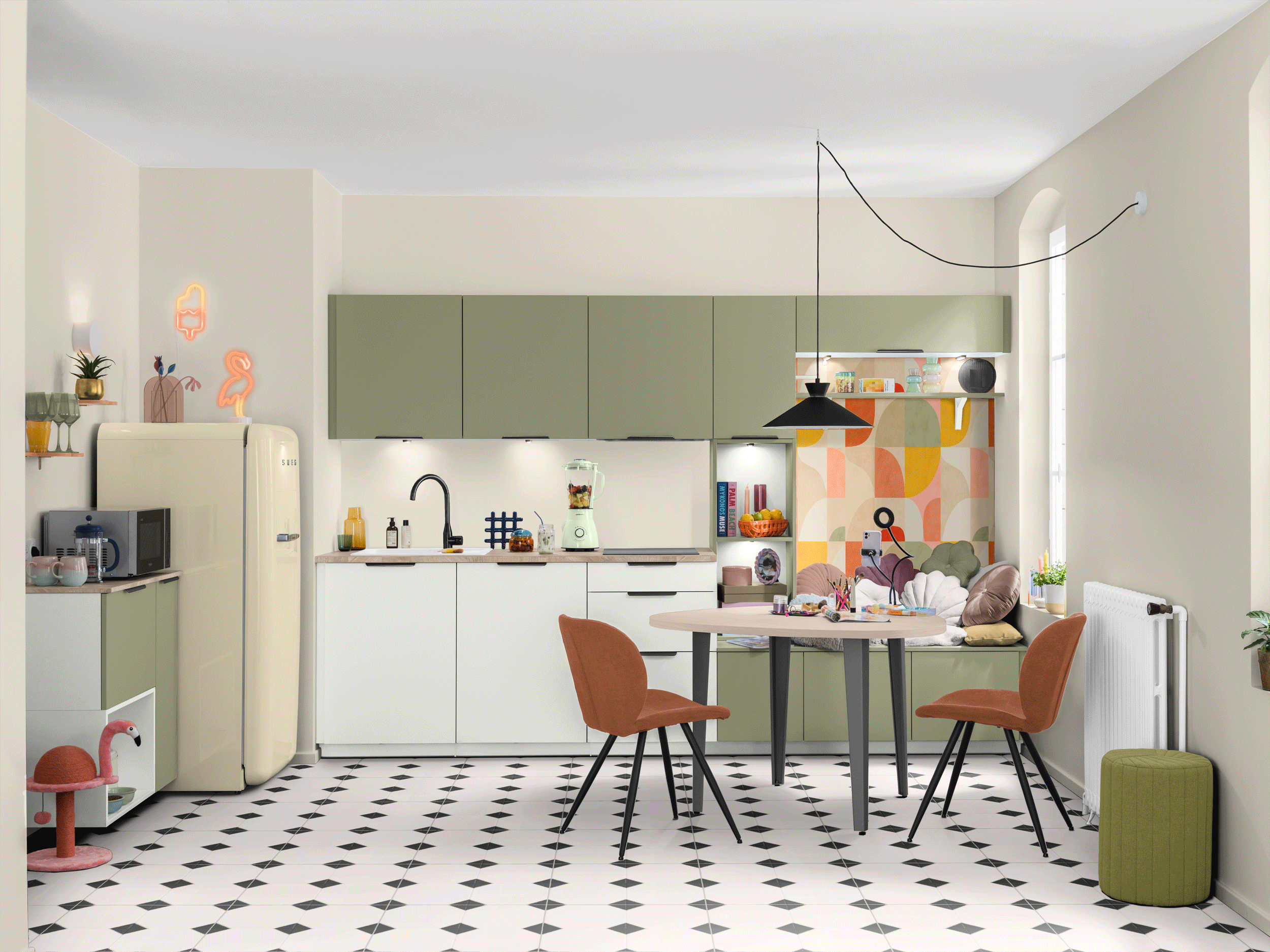 socooc-cuisines-equipees-rainbow-vert-provence