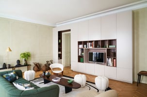 Bibliothèque salon perene