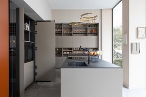 Cuisine avec celier studio perene