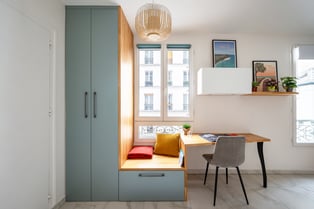 Entrée vert bois Perene PARIS15_SIEAPECTP_copyright Photo @estelle_lefevre_photographe