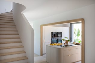 Cuisine sur mesure avec ilot central