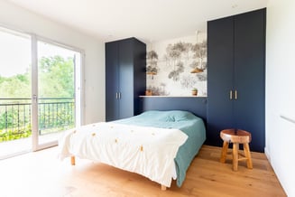 chambre parentale vue de profil perene Domus