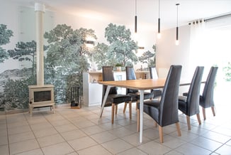 Salle a manger, table et buffet sur mesure
