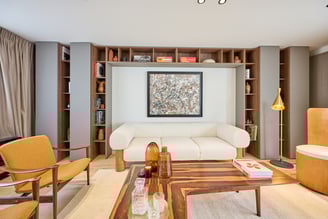 Bibliothèque salon moderne perene