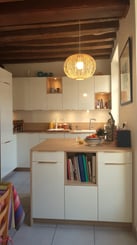 Cuisine blanche et bois PERENE PARIS 15 SIEAPEC-TP 