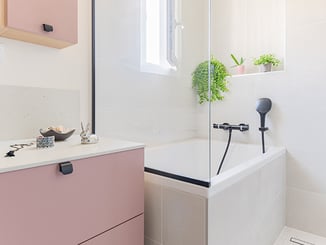 Salle de bain style japonais - Perene Hyères