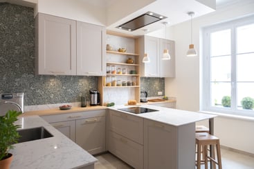 Cuisine bois et blanc Perene Limoges