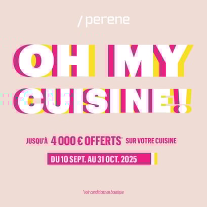 Jusqu'à 4 000 € offerts sur votre cuisine Perene 