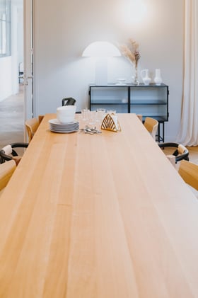 Table espace Coworking bois moderne Table espace Coworking bois moderne