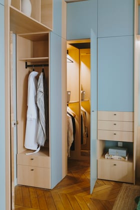 dressing sur mesure suite parentale bucolique perene