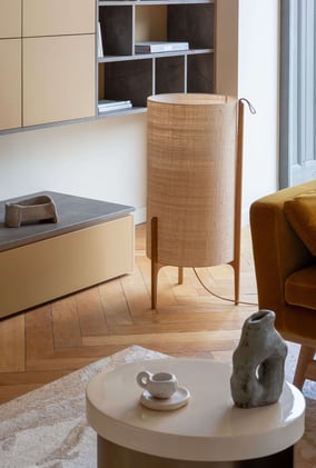 Salon-mid-century-table-detail-perene-mulhouse