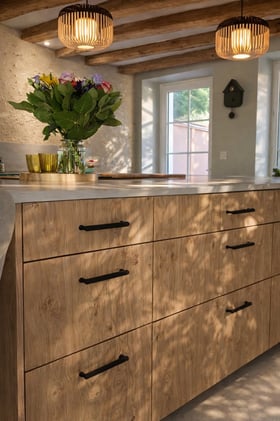 Cuisine intemporelle en bois massif4