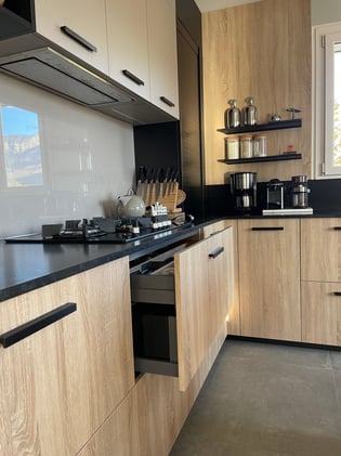 cuisine sur mesure sésame et bois