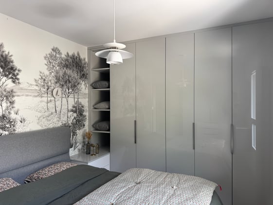 Dressing sur mesure dans une chambre