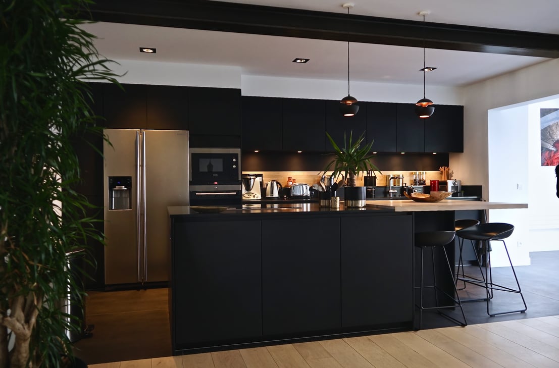 Cuisine Perene noire mat