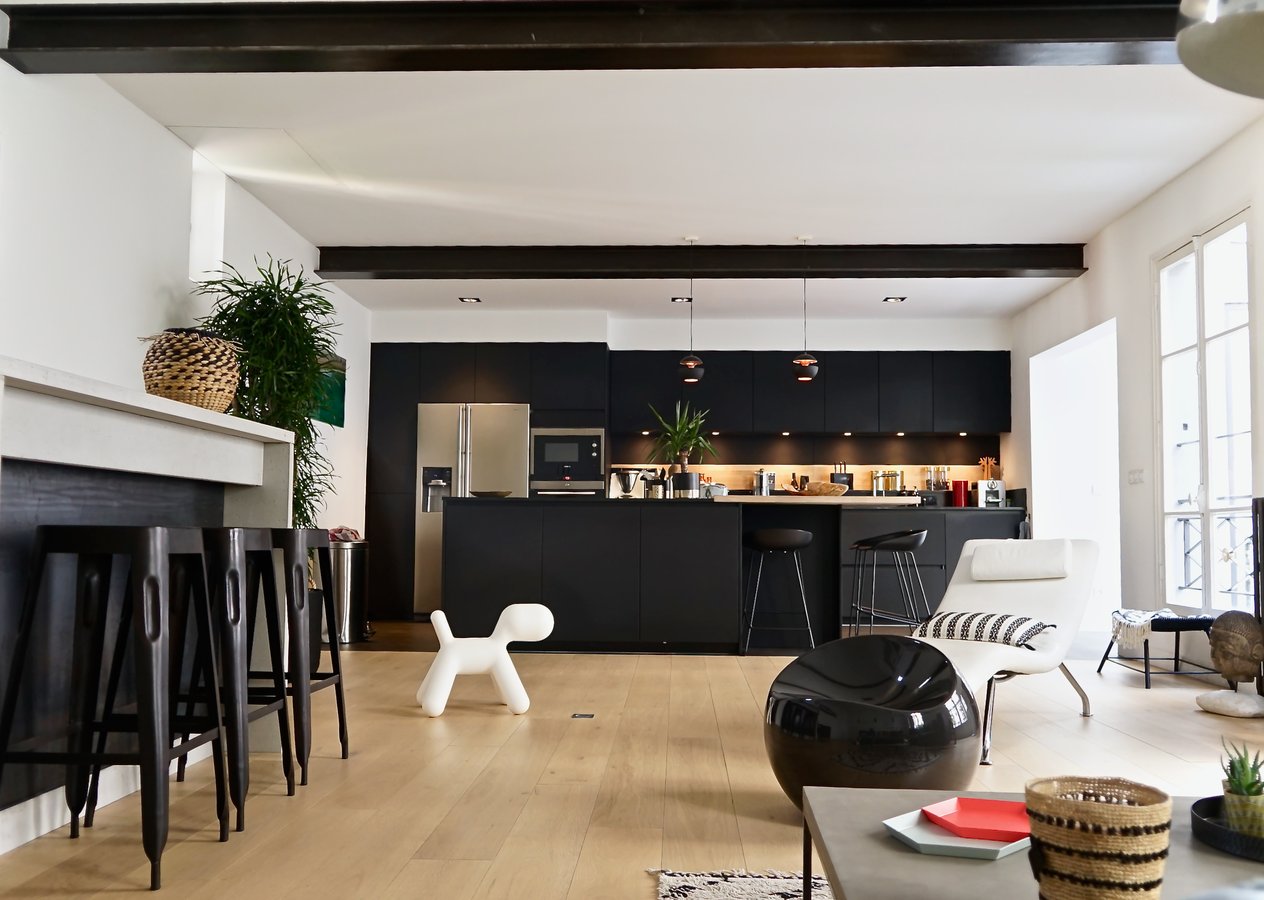 Cuisine Perene noire mat