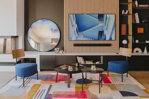 la décoration d'un salon réalisé par Perene