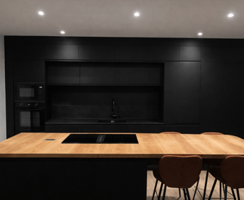 cuisine plan arrondi