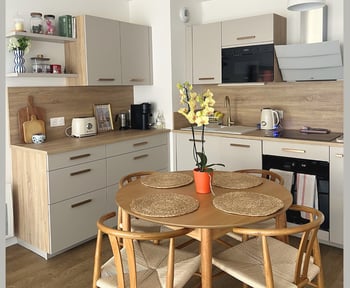 appartement neuf cuisine optimisée moderne chaleureuse