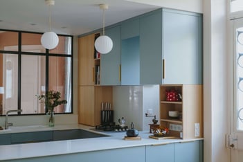 cuisine lumineuse avec verrière perene 