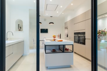 cuisine ilot blanche