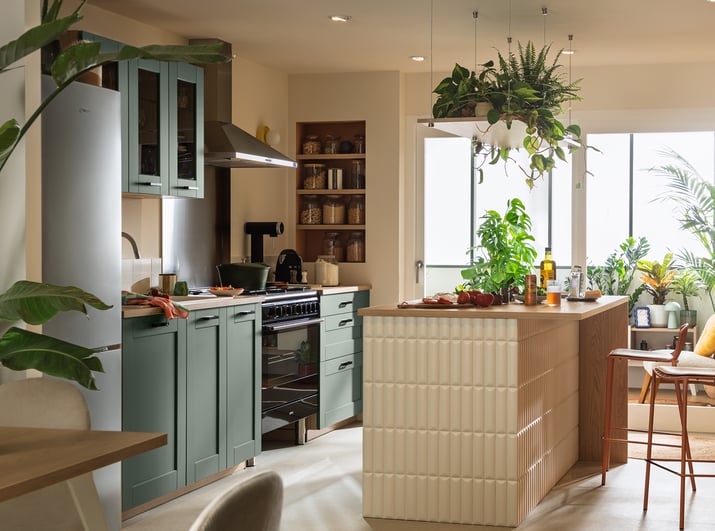 Cuisine tendance vert garden