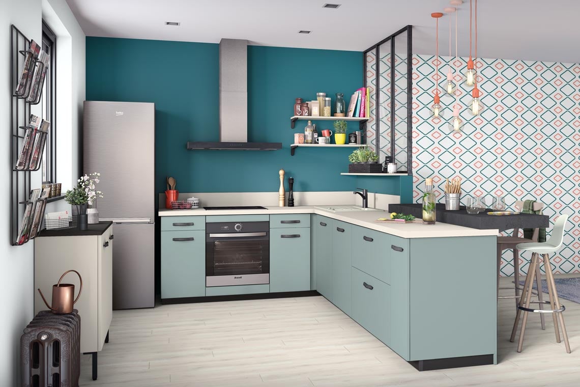 socooc-cuisines-equipees-indus-vert-pastel socooc-cuisines-equipees-indus-vert-pastel