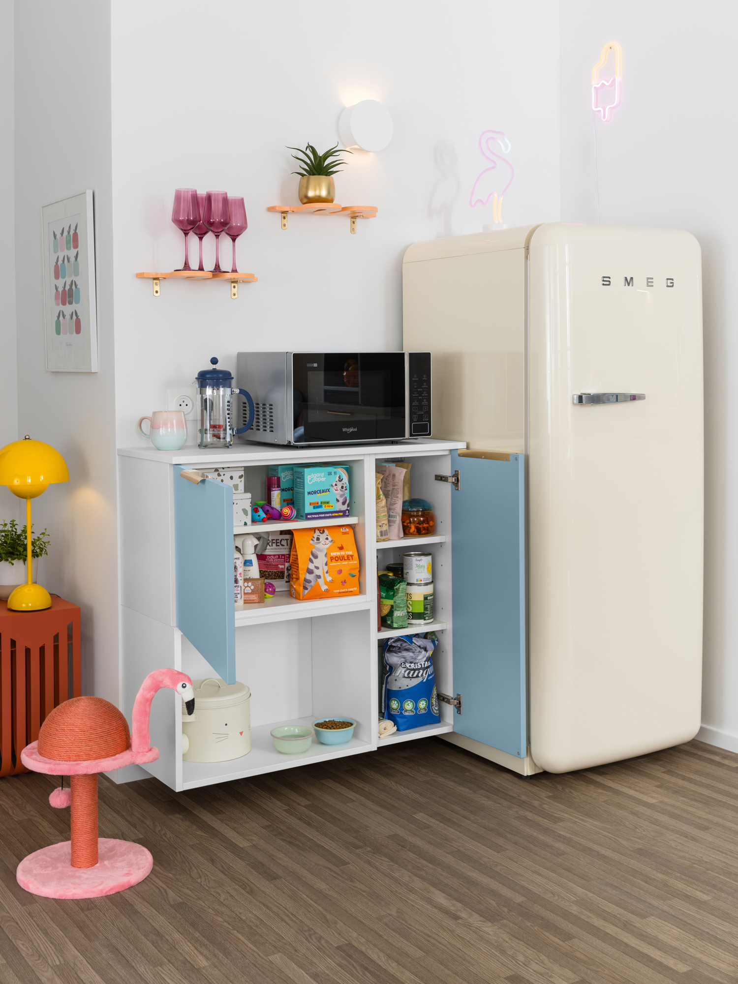 socooc-cuisines-equipees-rainbow-meuble-chat socooc-cuisines-equipees-rainbow-meuble-chat