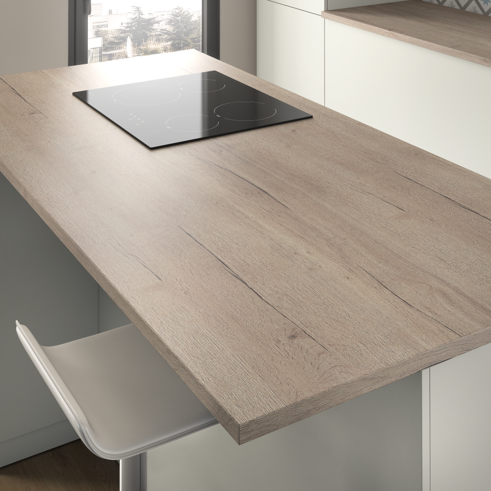 undefined socooc-cuisine-equipee-plan-de-travail-chene-vintage-blanchi