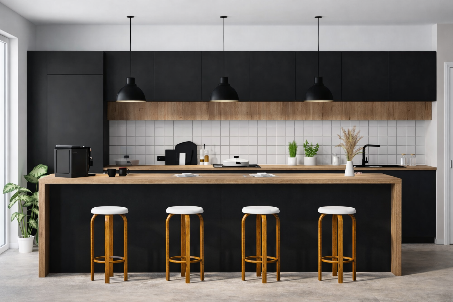 Cuisine moderne et épurée