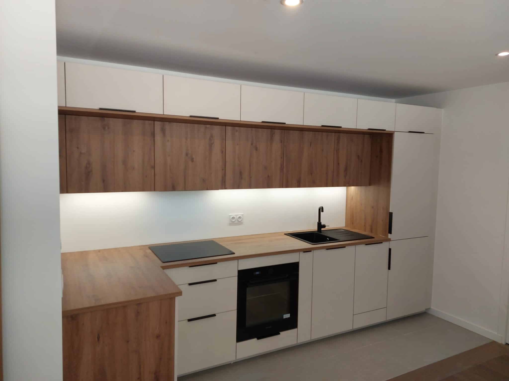 Cuisine blanche et bois paris