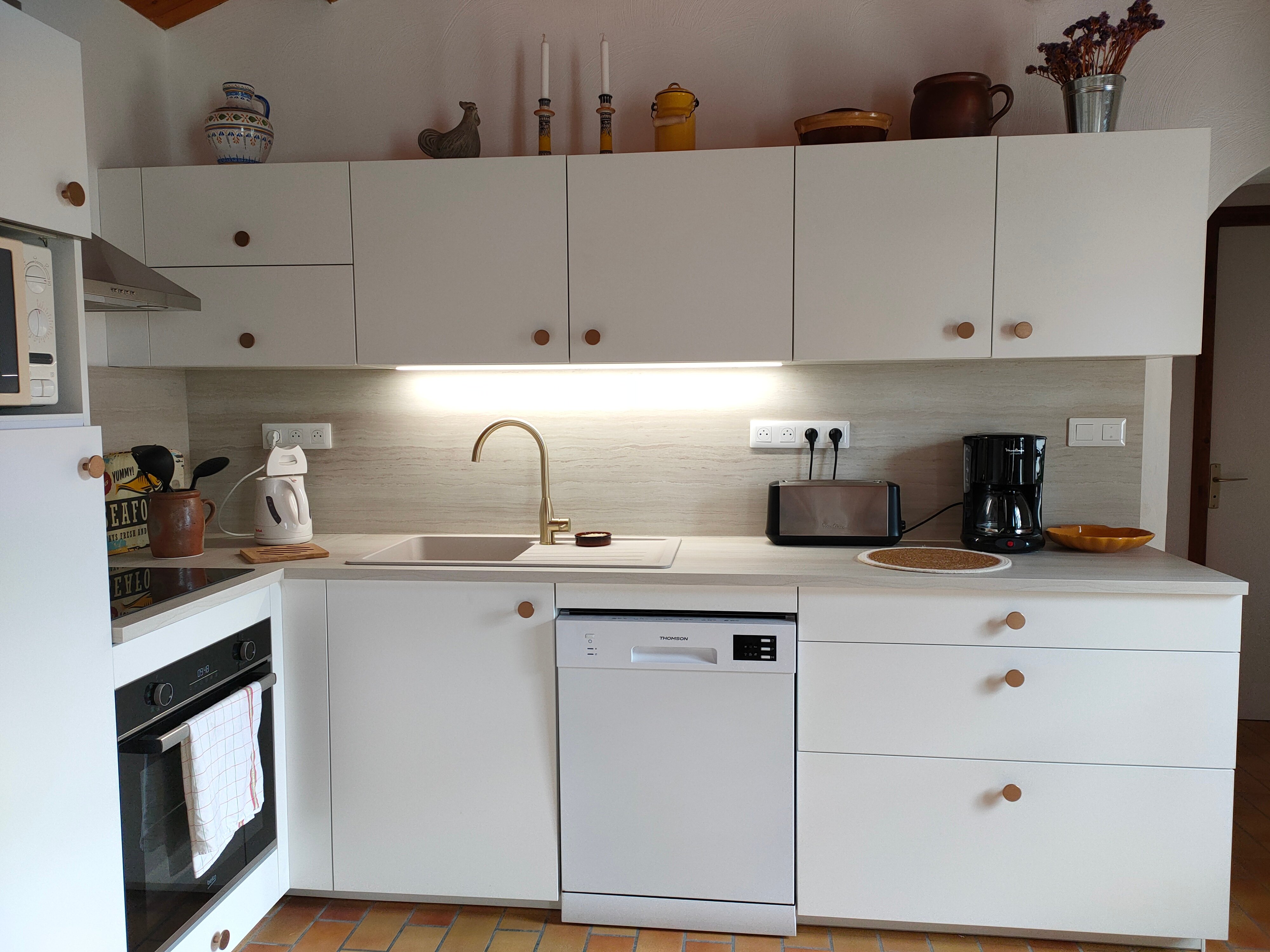 cuisine lin travertin