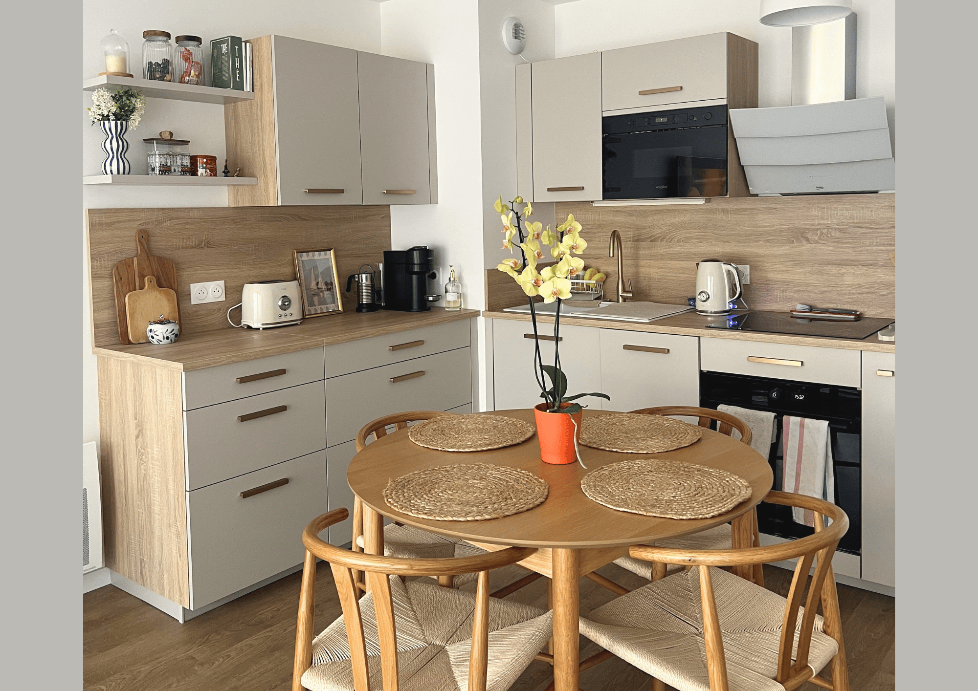 appartement neuf cuisine optimisée moderne chaleureuse