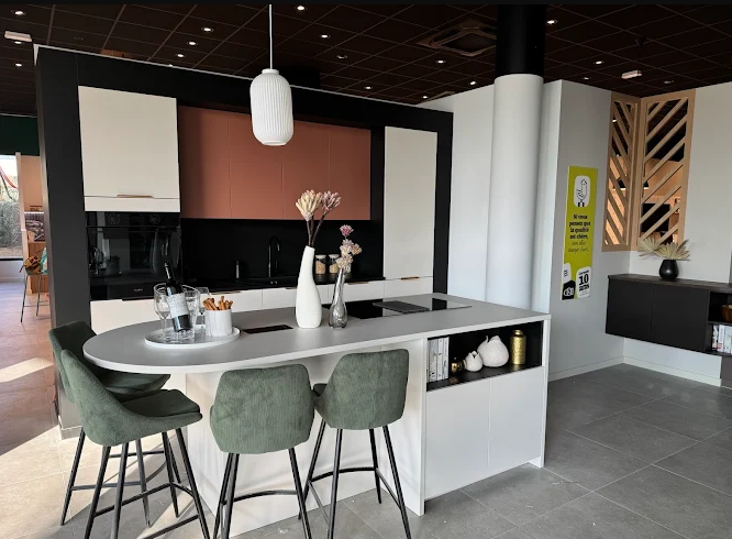 Cuisine Opale, ilot central
