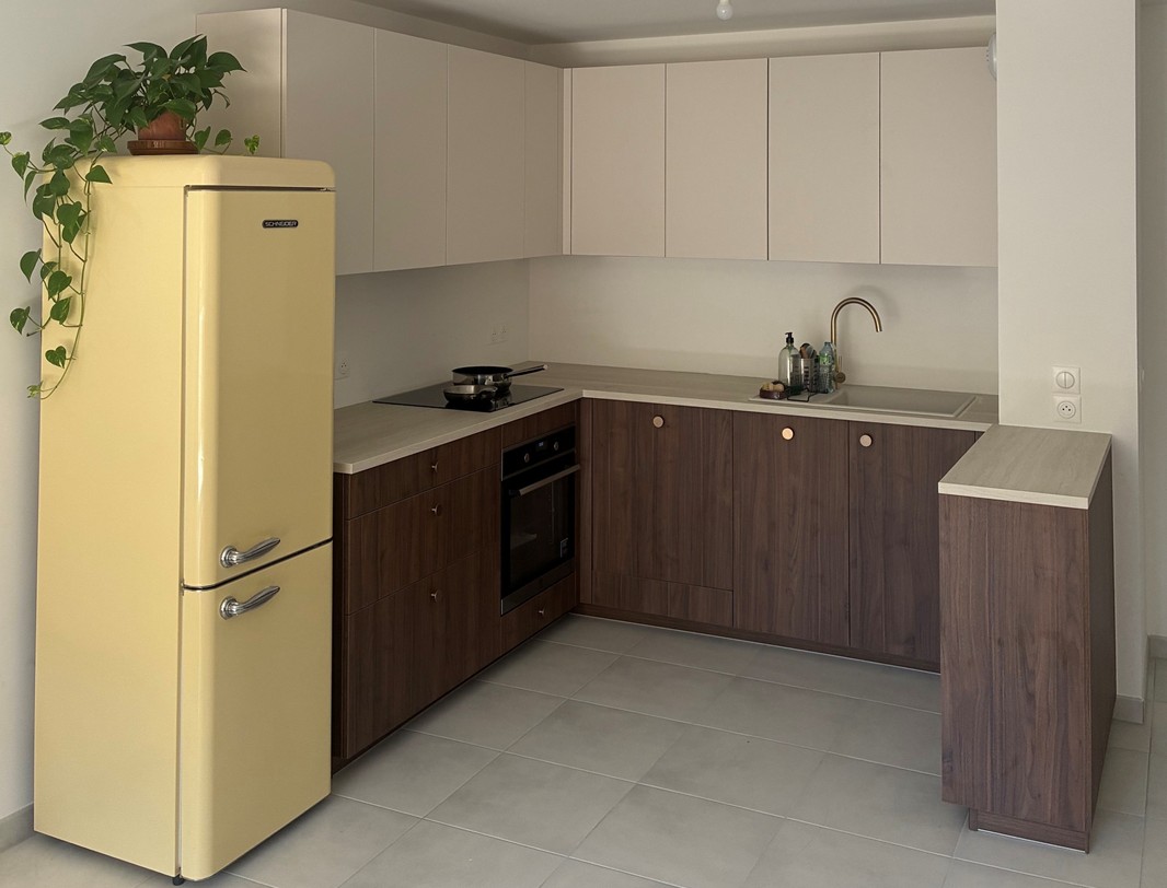 Cuisine Noyer / Travertin