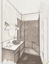 salle de bain - Croquis avant projet-2